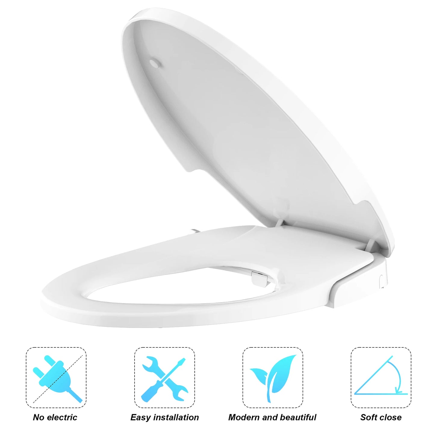 Twister CK Premium Bidet Toilet Seat Dual Nozzle Non Electric