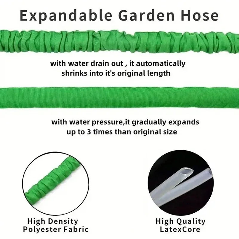 Expandable Garden Hose High Pressure Flexible Car Washing Tool