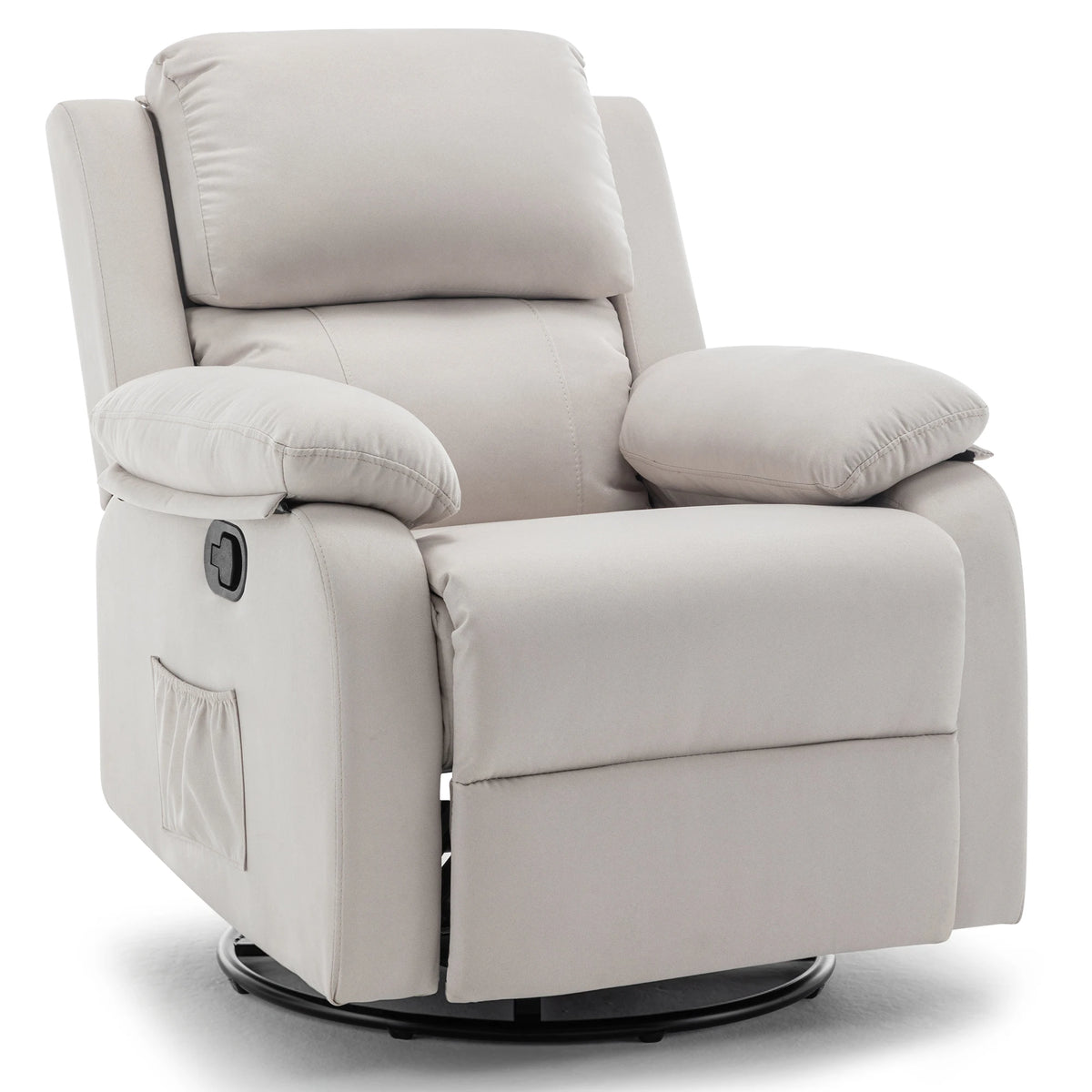 KORSER Swivel Rocking Recliner Chair For Adults And Small Spaces