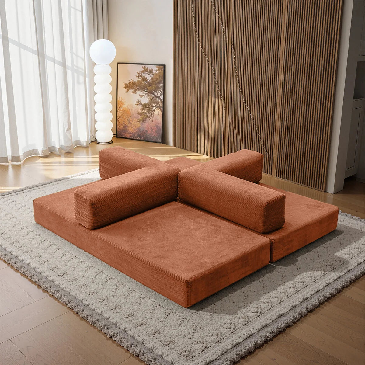 Convertible Foldable Floor Sofa Bed And Sleeper Couch For Home