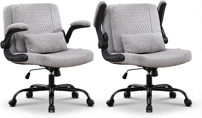 TCGBKAF Ergonomic Office Chair With Flip Backrest And PU Leather