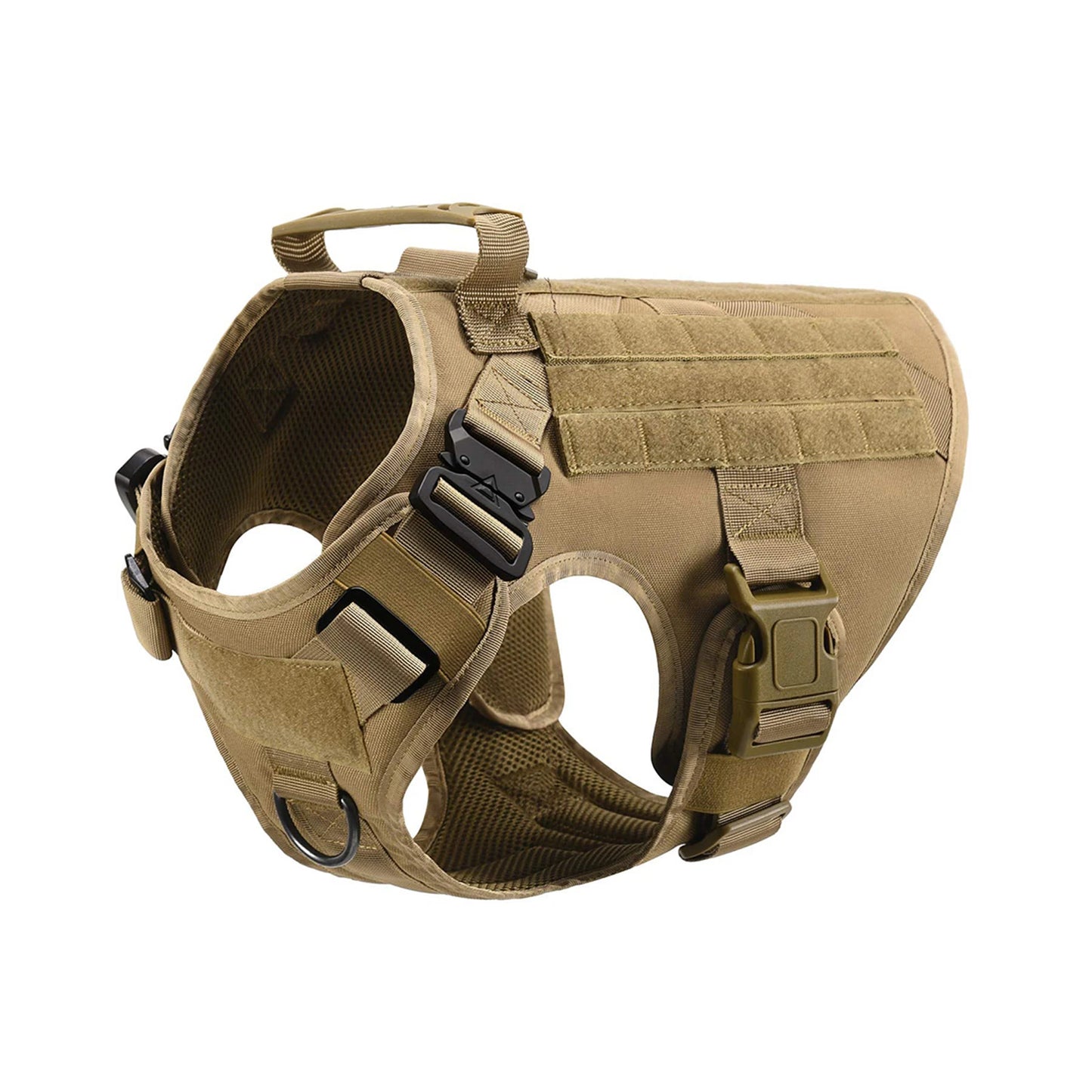 Tactical Nylon Dog Harness Vest With Quick Release Buckle