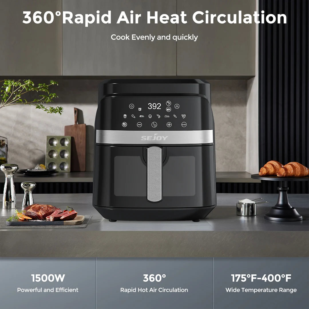 Sejoy Air Fryer Oven Healthy Oilless Roast Bake Cooker