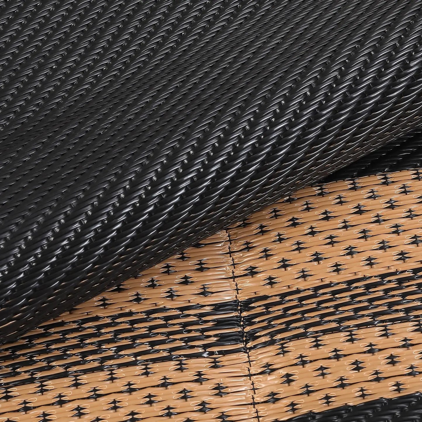 Waterproof Reversible Outdoor Patio Rug And Modern Area Mat