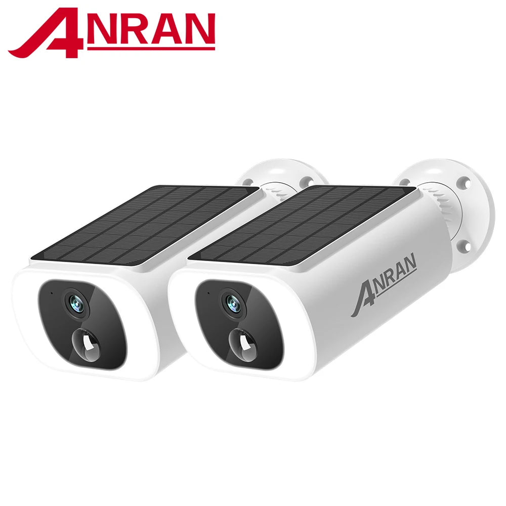 Anran 3MP Outdoor Wireless Security Camera With Solar Floodlight