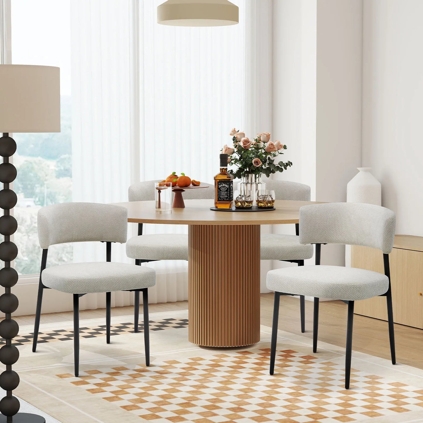 MCQ Ergonomic Office Chairs With Metal Frame And Leather Backrest