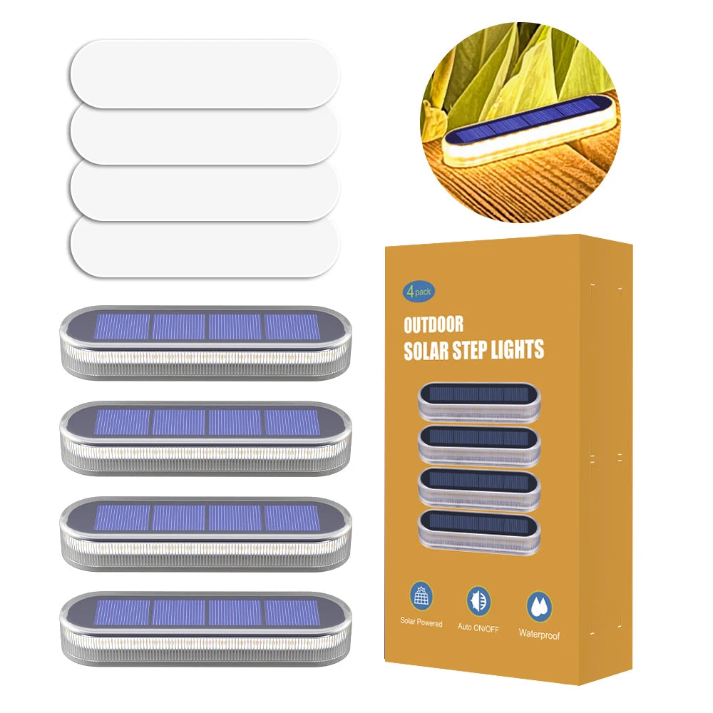IP68 Waterproof Solar Deck Lights With Automatic On Off Control
