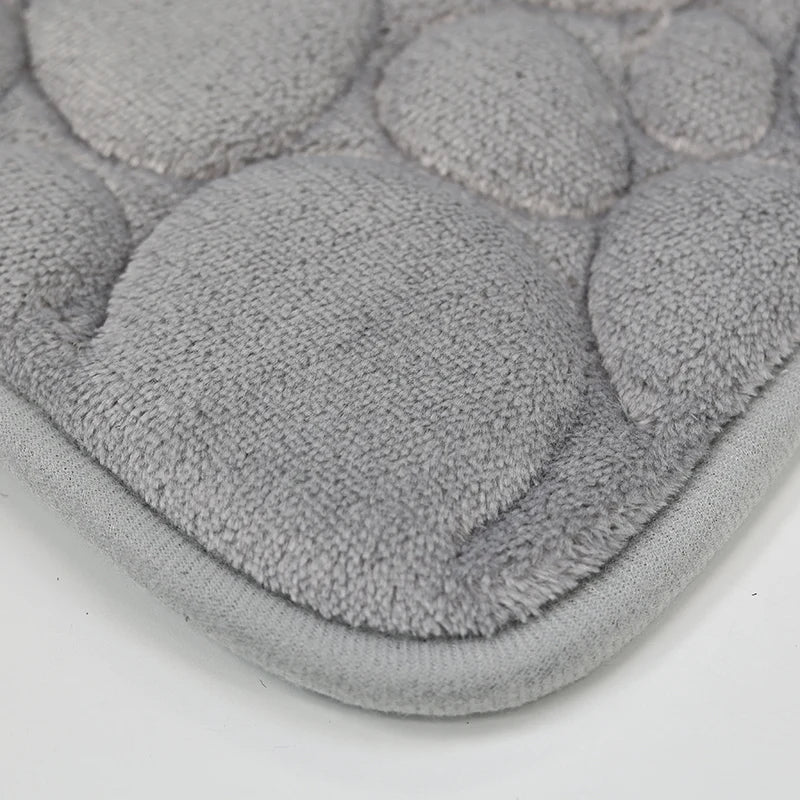 Soft Microfiber Bathroom Floor Mats Non Slip Water Absorbent