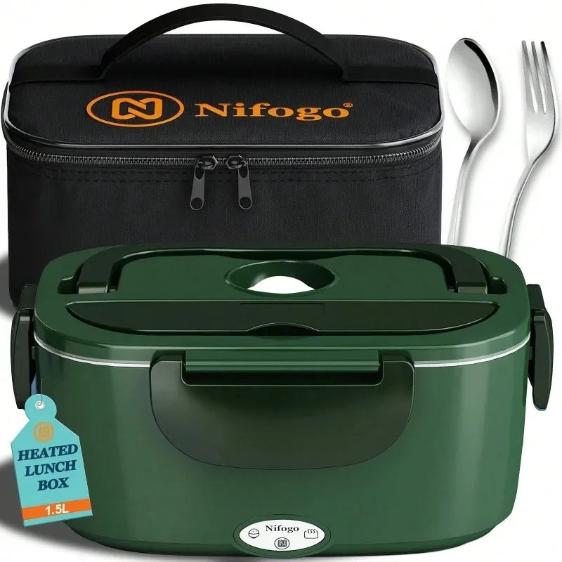 Stainless Steel Electric Lunch Box For Car And Office